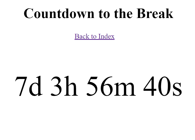 Countdown Timer